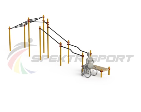 Купить Спортивный комплекс для инвалидов-колясочников WRK-D22_76mm в Лысьве 