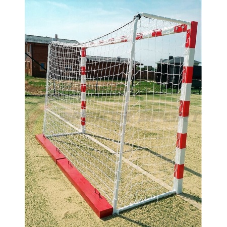 Купить Ворота мини-футбольные без сетки 2х3х1 м. (добровольный серт.) с накидным противовесом 25 кг в Лысьве 