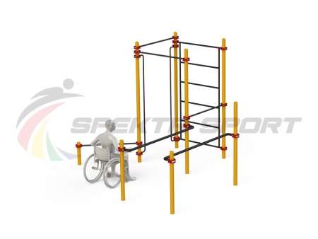 Купить Спортивный комплекс для инвалидов-колясочников WRK-D18_76mm в Лысьве 