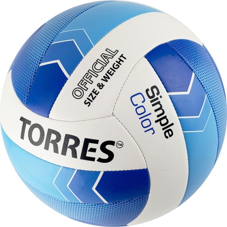 Купить Мяч волейбольный Torres Simple Color любительский р.5 в Лысьве 